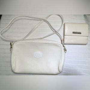 Preloved Vintage Gucci Crossbody with wallet in Winter White/Cream.